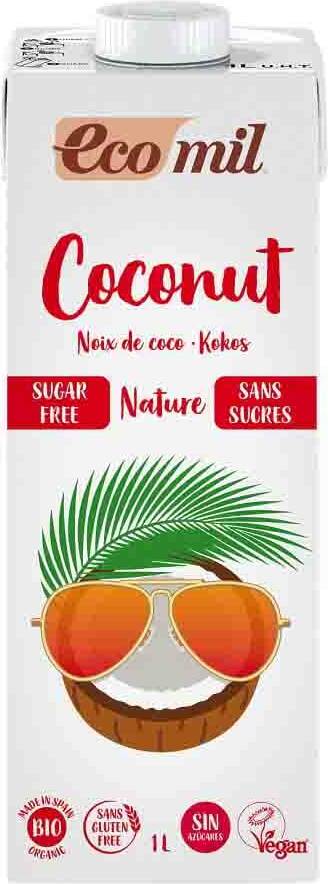 Boisson à la noix de coco sans sucre BIO 1000 ml ECOMIL