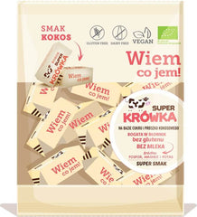 Fudges à la noix de coco sans gluten sans produits laitiers BIO 150 g SUPER Fudge