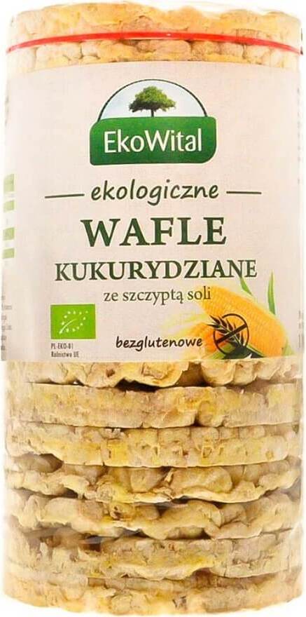 Gaufrettes de maïs au sel sans gluten BIO 110 g EKOWITAL
