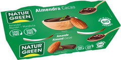 Dessert amande cacao sans gluten sans lactose BIO 2x125 g NATURGREEN