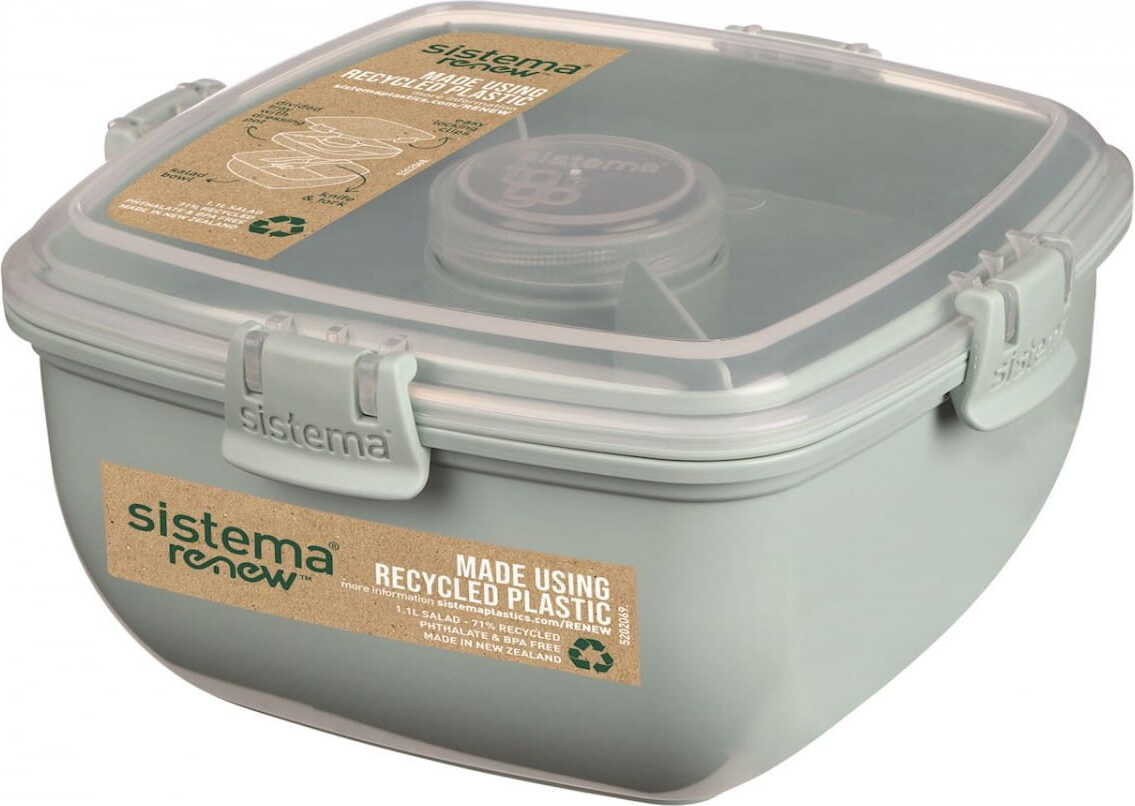 Lunch box menthe 11 L + couverts - SISTEMA