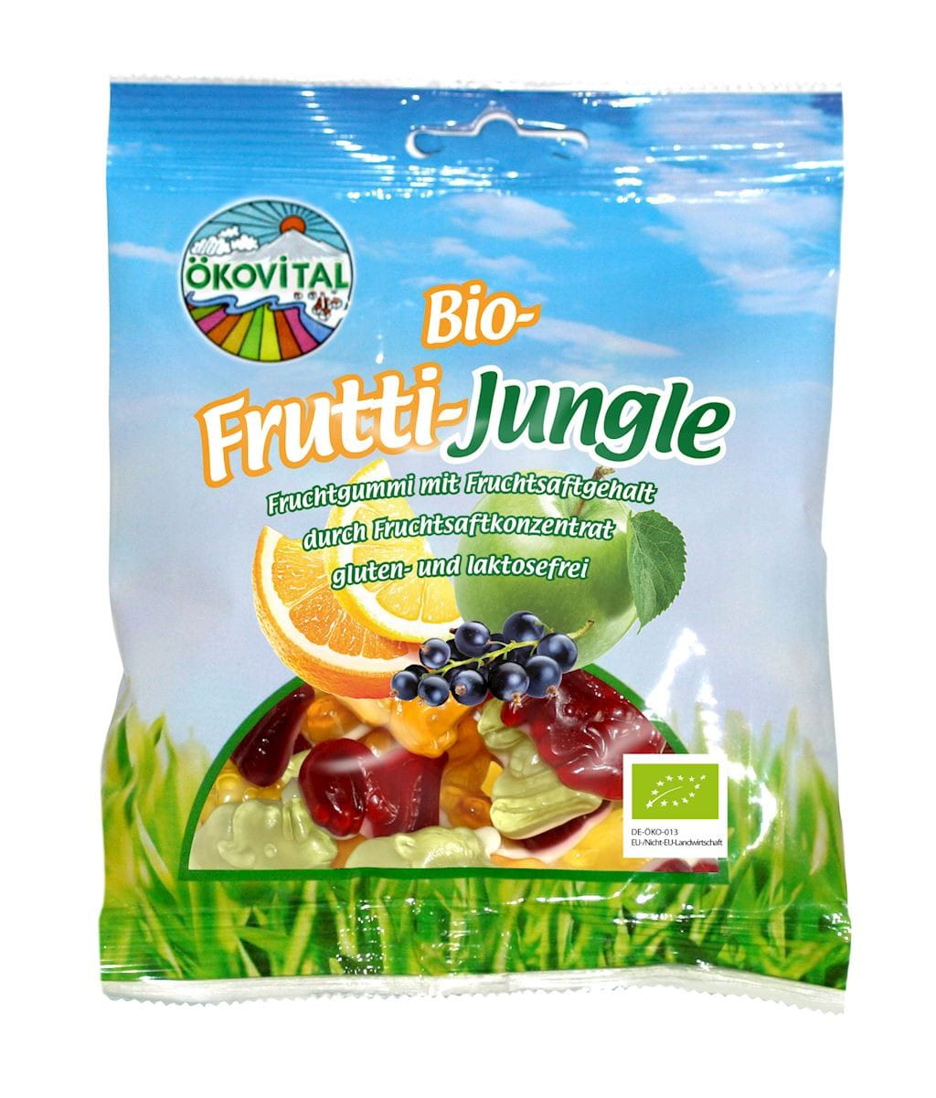 Fèves à la gelée de fruits sans lactose sans gluten 100 g - OKOVITAL