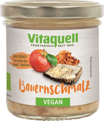 Saindoux végétalien aux oignons et pommes rôtis BIO 120 g - VITAQUELL