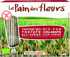 Pain croustillant à l'avoine sans gluten BIO 150 g PAIN DES FLEURS