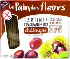 Pain croustillant aux châtaignes sans gluten BIO 150 g PAIN DES FLEURS