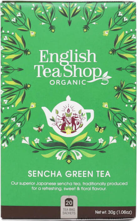 Thé vert Sencha 20x1.5 g BIO 30 g ENGLISH TEA SHOP