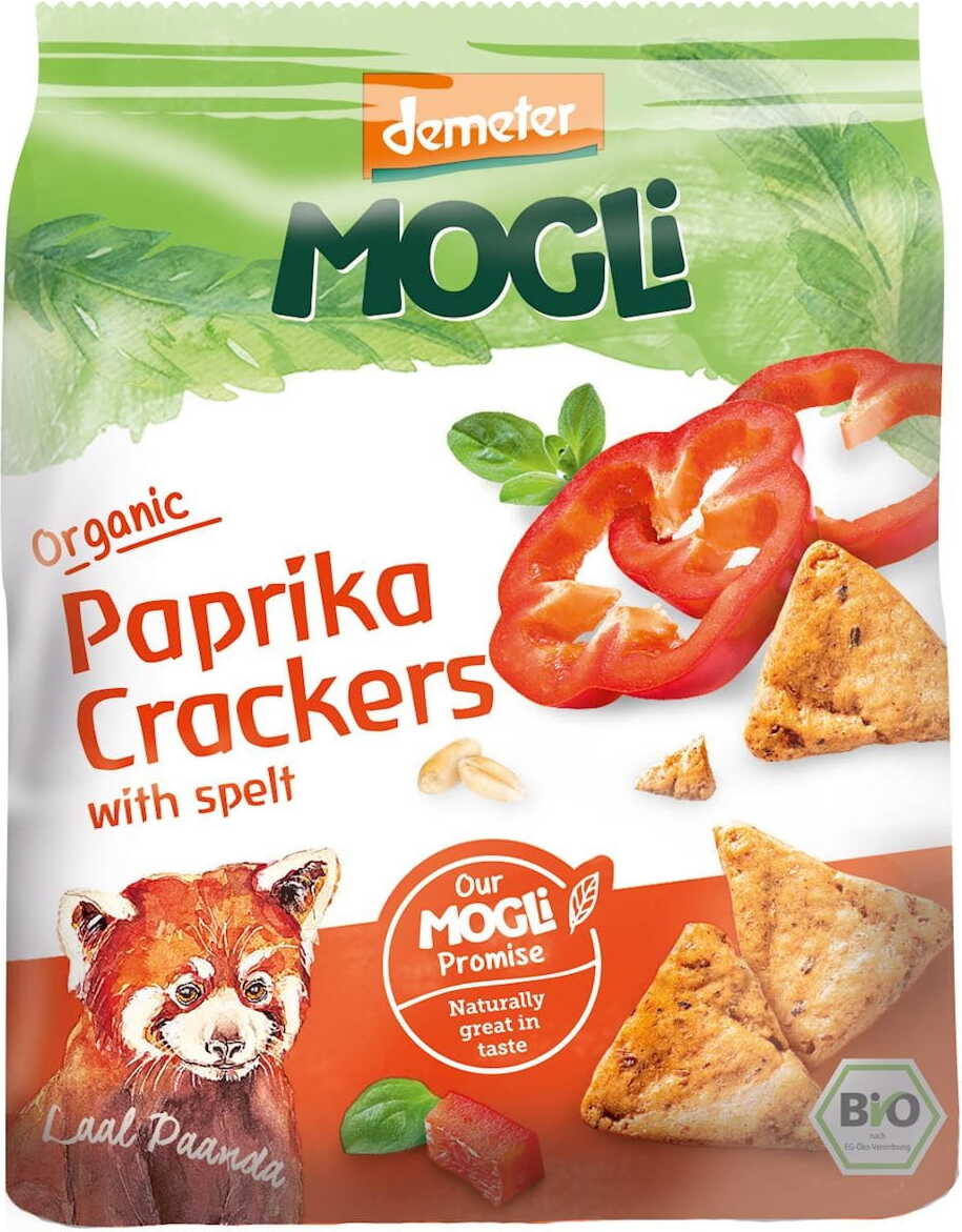 Craquelins d'épeautre au paprika, tomates et origan BIO 80 g - POSSIBLE