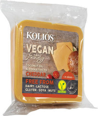 Alternative végétale au fromage cheddar (tranches) 200 g KOLIOS