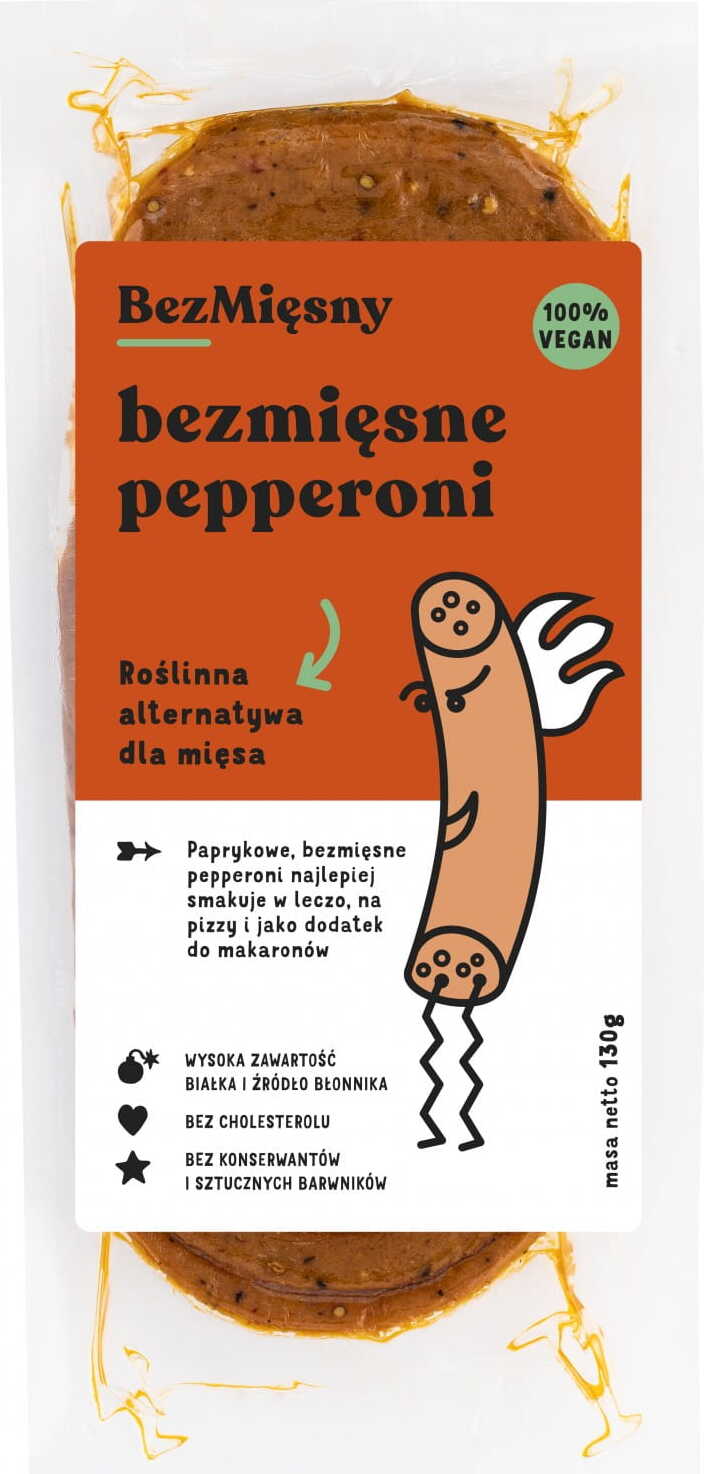 Pepperoni végétalien 130 g VIANDE SANS VIANDE