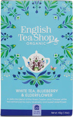 Thé blanc au lilas sauvage et myrtilles 20x2 g BIO 40 g ENGLISH TEA SHOP