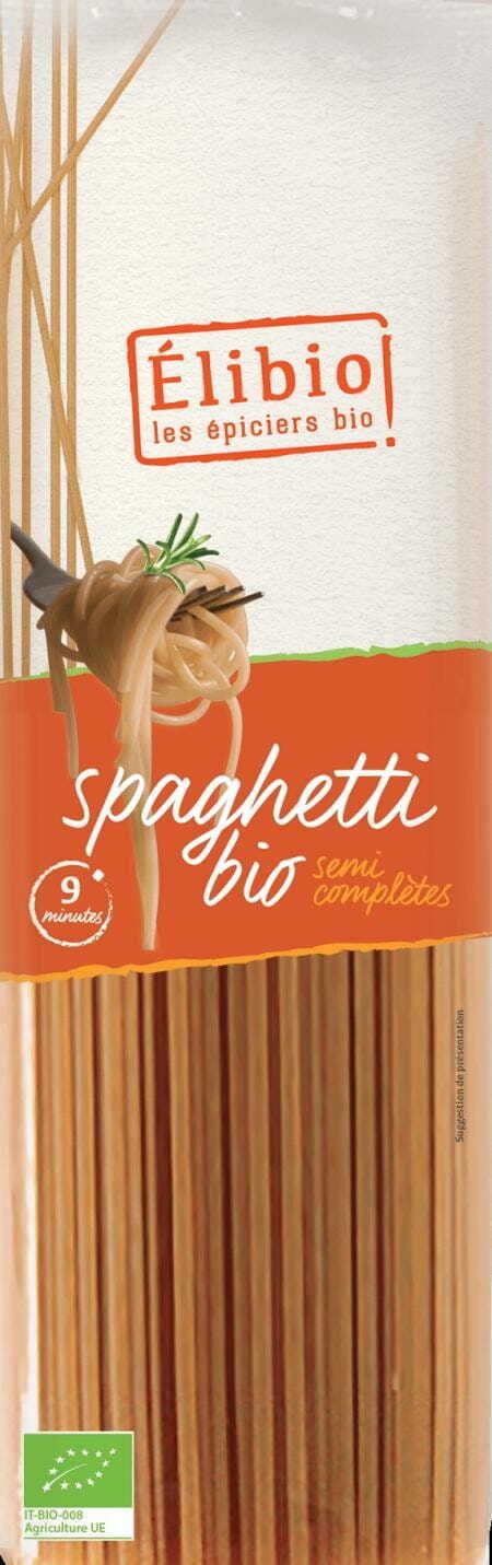 Spaghettis à la semoule 500g EKO ELIbio