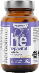 HEPAVITOL additionné de biopérine 60 vcaps PHARMOVIT HERBALLINE gélules