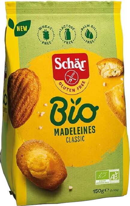 Madeleines classiques cupcakes sans gluten BIO 150 g SCHÄR