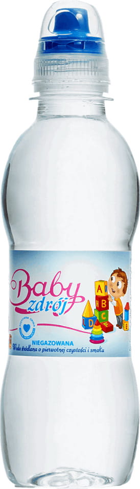 Eau de source plate garçon 250 ml - BABY ZDRÓJ