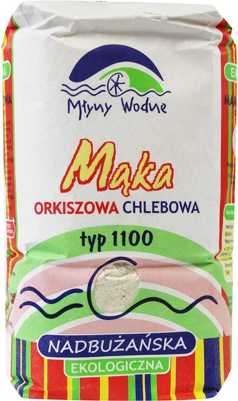Farine d'épeautre à pain type 1100 BIO 1 kg - MOULINS À EAU