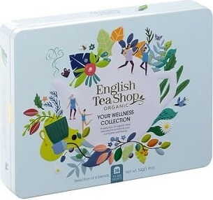 Votre service à thé collection bien-être dans une boîte décorative BIO 54 g ENGLISH TEA SHOP