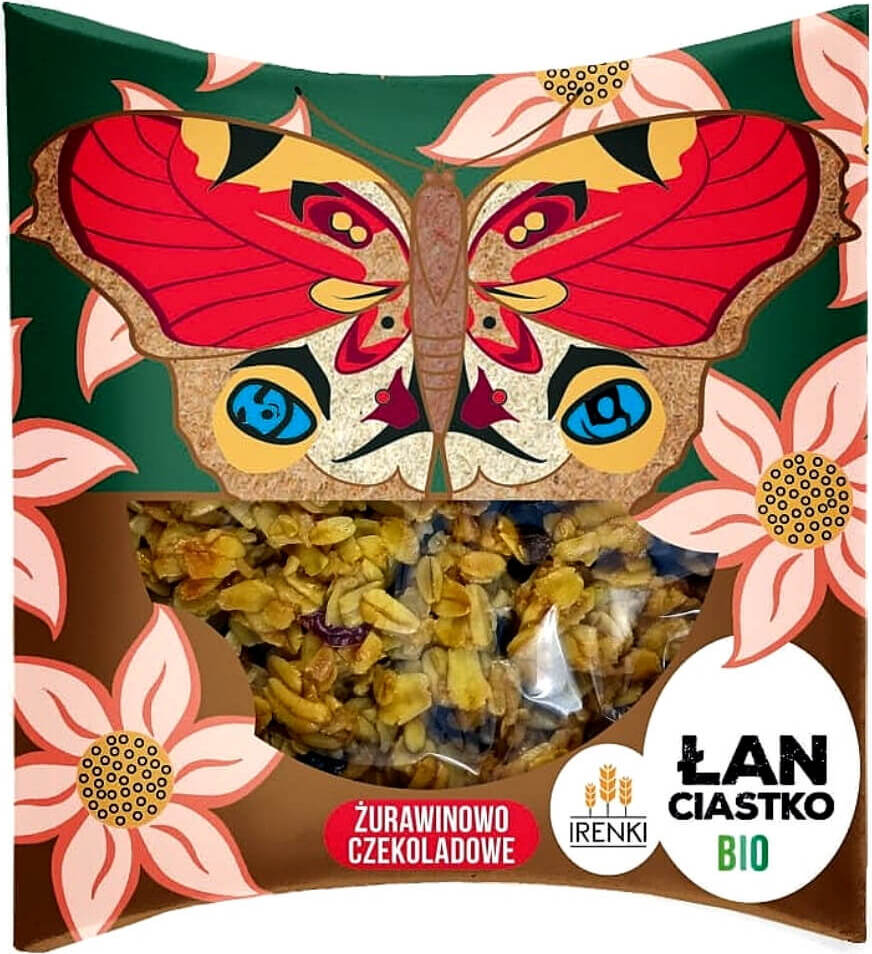 Ian cake aux canneberges et chocolat BIO 40 g - IRENKI