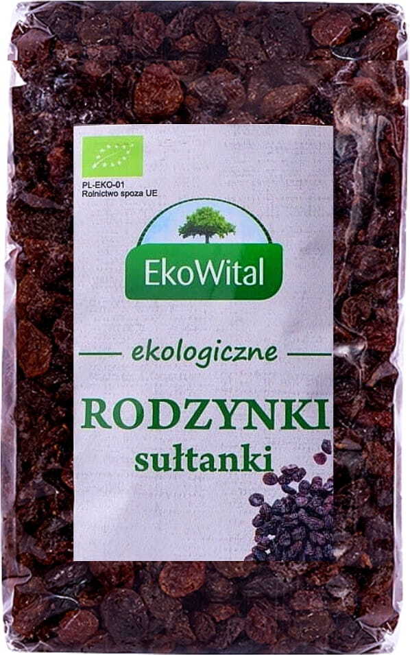 Raisins Sultana BIO 500 g EKOWITAL