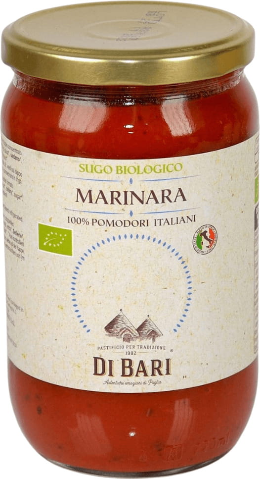 Sauce tomate marinara BIO 680 g - PASTIFICIO DI BARI