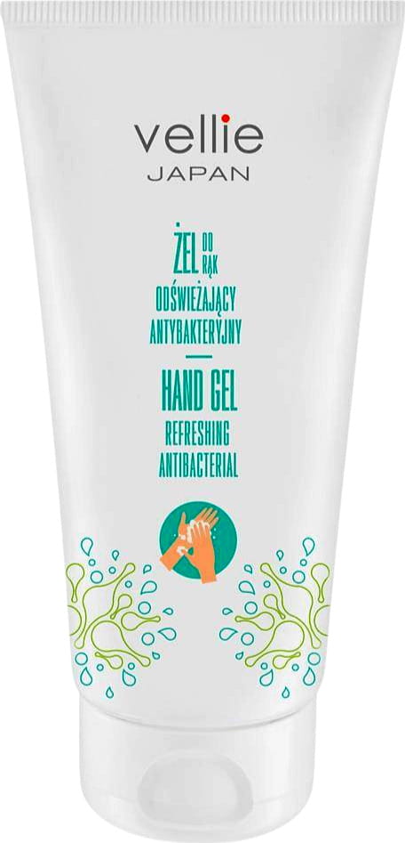 Gel mains rafraîchissant antibactérien 50 ml VELLIE JAPON