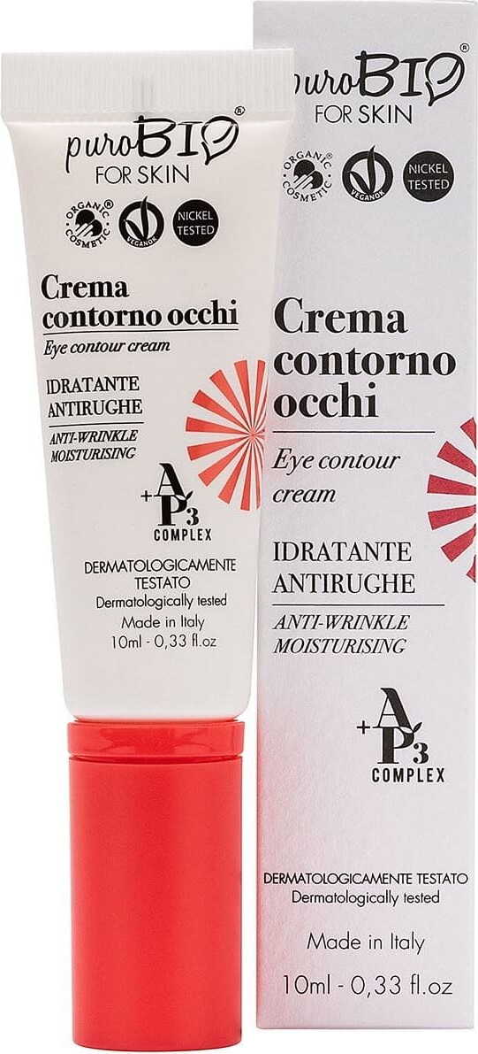 Crème contour des yeux hydratante anti-rides 10 ml - PUROBIO