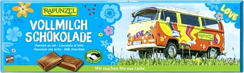 Chocolat au lait BIO 300 g - RAIPONCE