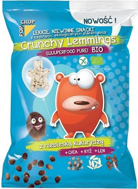 Lemmings croquants BIO 70 g - POPCROP