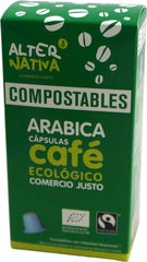 Café arabica équitable BIO 10 capsules pour nespresso - ALTERNATIVA