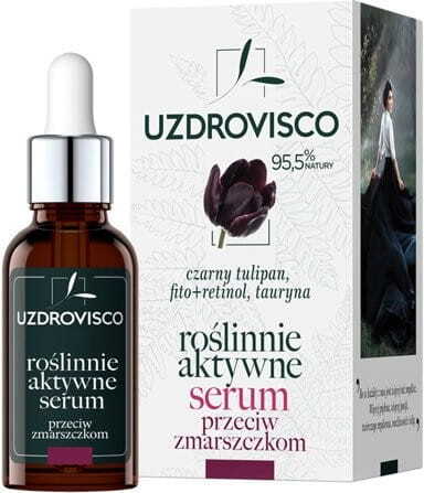 Sérum visage anti-rides tulipe noire en ampoule de 30 ml - UZDROVISCO