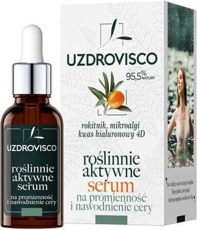 Sérum visage pour l'éclat et l'hydratation du teint à l'argousier en ampoule de 30 ml - UZDROVISCO