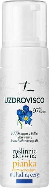 Mousse nettoyante visage violette 150 ml - UZDROVISCO