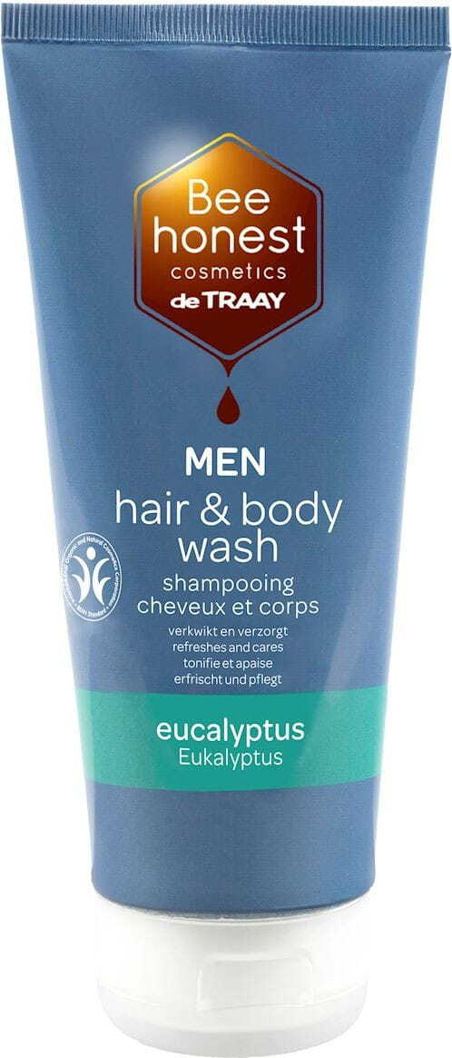 Shampooing et gel douche 2en1 pour homme eucalyptus et miel eco 200 ml - BEE HONEST