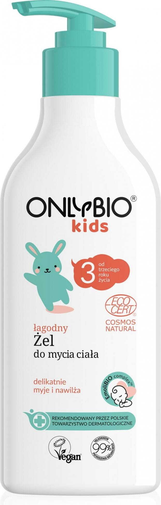 Gel nettoyant pour le corps pour les enfants à partir de 3 ans eco 300 ml - UNIQUEMENT BIO