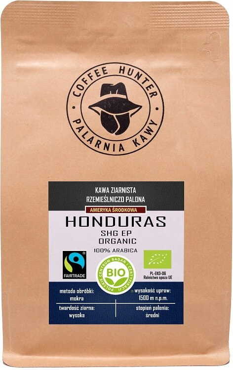 Café arabica en grains 100% honduras commerce équitable BIO 250 g - COFFEE HUNTER