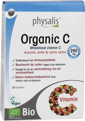 Vitamine C BIO 30 comprimés 291 g - PHYSALIS