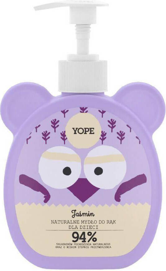 Savon mains liquide naturel pour enfant jasmin 400ml YOPE