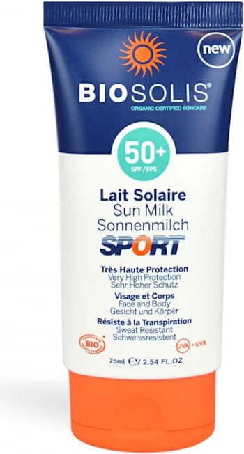 Lait solaire sport SPF 50+ eco 75 ml - BIOSOLIS