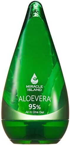 Gel de soin corporel à l'aloès 95% 250 ml - MIRACLE ISLAND