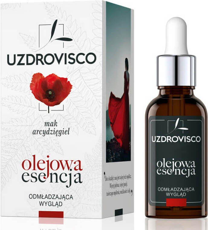 Huile essentielle rajeunissante coquelicot et angélique 30 ml - UZDROVISCO