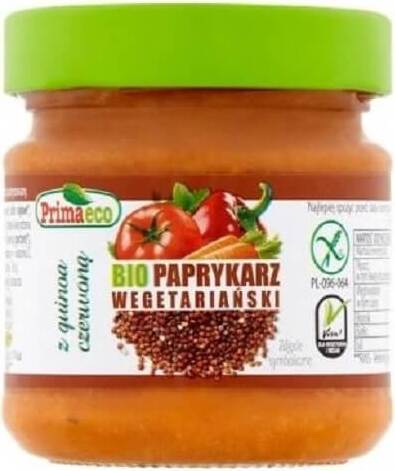 Piment végétarien au quinoa rouge bio sans gluten 160 g - PRIMAECO
