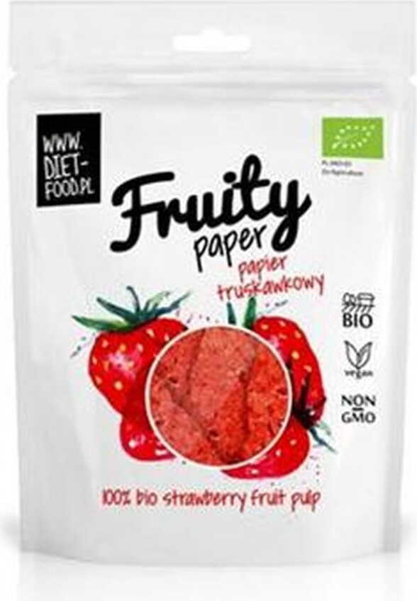 Papier fraise BIO 25 g DIET FOOD