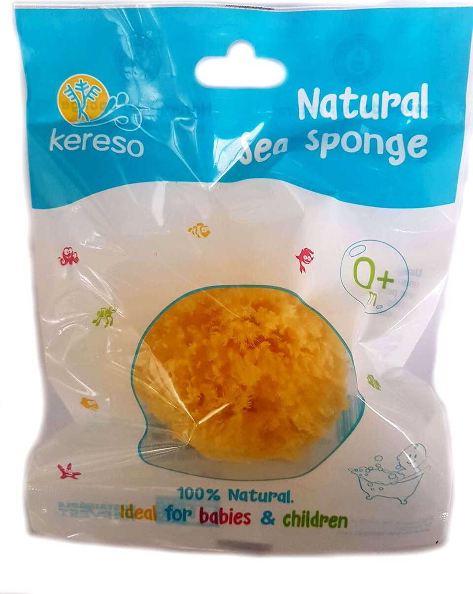 Eponge de mer naturelle pour bébés et enfants 0+M - KERESO