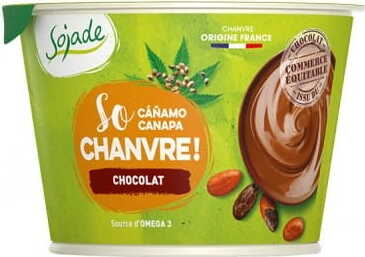 Dessert chocolat au chanvre BIO 180 g - SOJADE