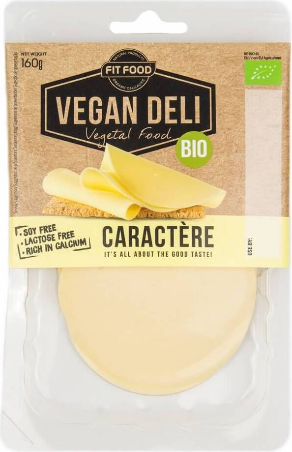 Alternative végétalienne au fromage de chèvre en tranches BIO 160 g VEGAN DELI