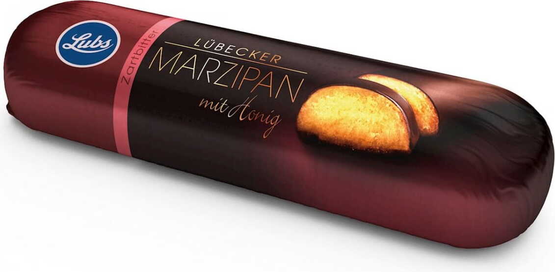 Massepain à la livèche au chocolat noir BIO 50 g - LUBS