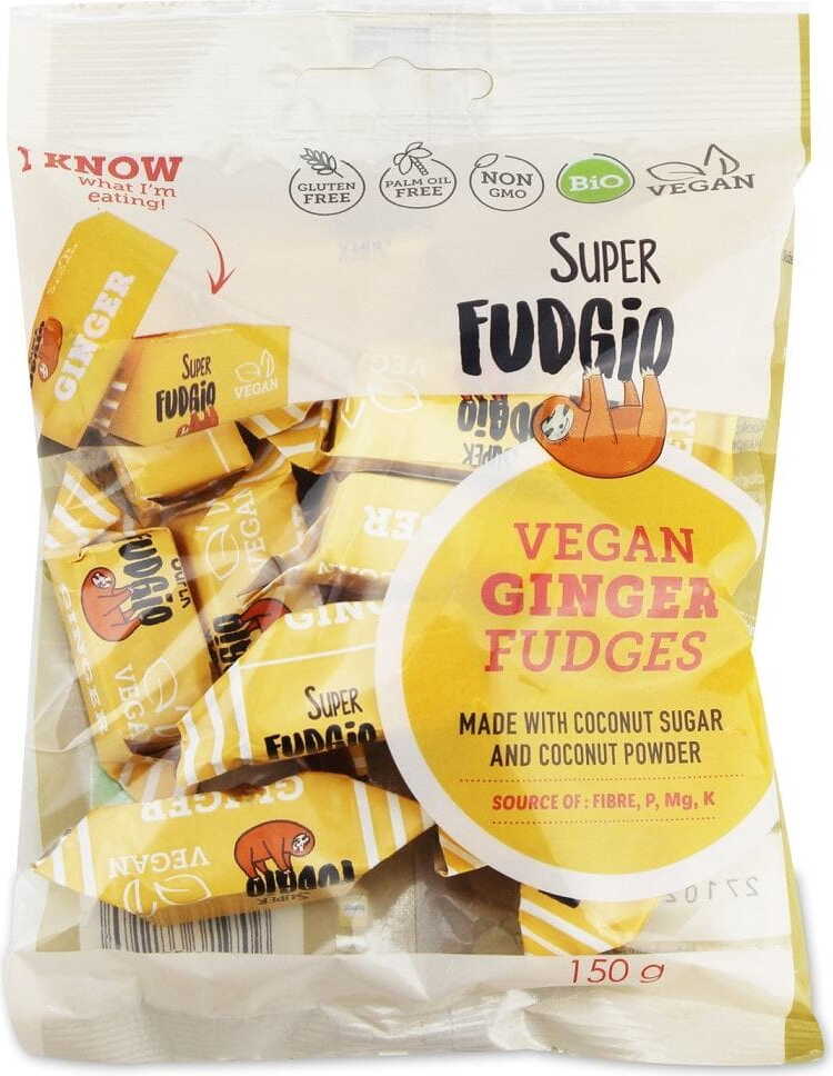 Fudges au gingembre sans gluten BIO 150 g - ME GUSTO (SUPER FUDGIO)