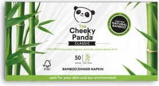 Serviettes de table en bambou double épaisseur 50 pcs - CHEEKY PANDA