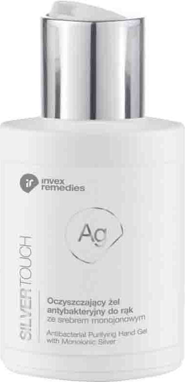 Gel nettoyant antibactérien pour les mains Silver Touch à l'argent monoionique 100 ml INVEX RECEDIES
