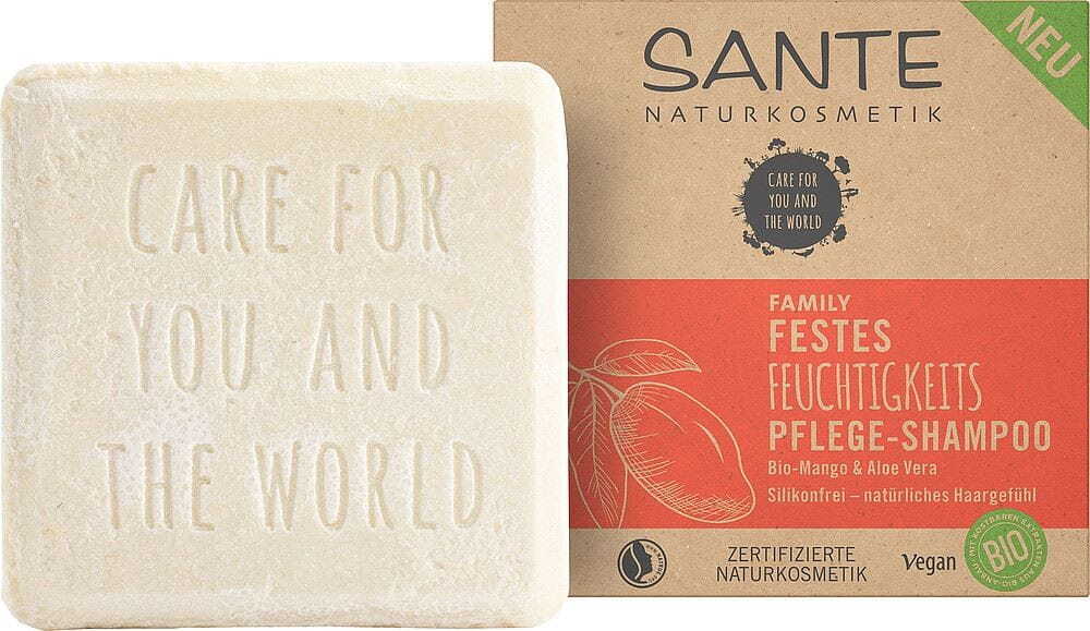 Shampoing cheville hydratant mangue et aloe vera eco 60 g - SANTE