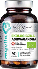 Ashwagandha bio KSM - 66 ginseng - Ginseng indien BIO 200 MG 60 gélules MYVITA SILVER